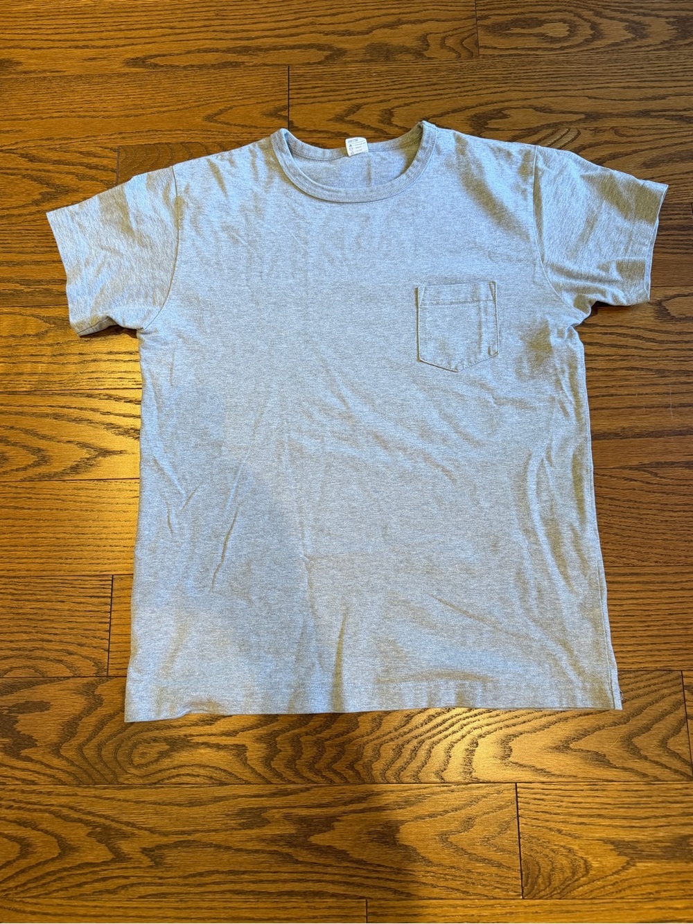 3sixteen Heavyweight Pocket Tee-  Grey - Medium - Made In USA